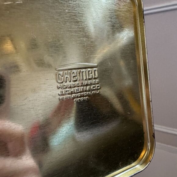 VTG Cheinco Tin Food Storage Canisters, 1970’s SET OF 4 Flour Tea Coffee Sugar - Picture 4 of 10